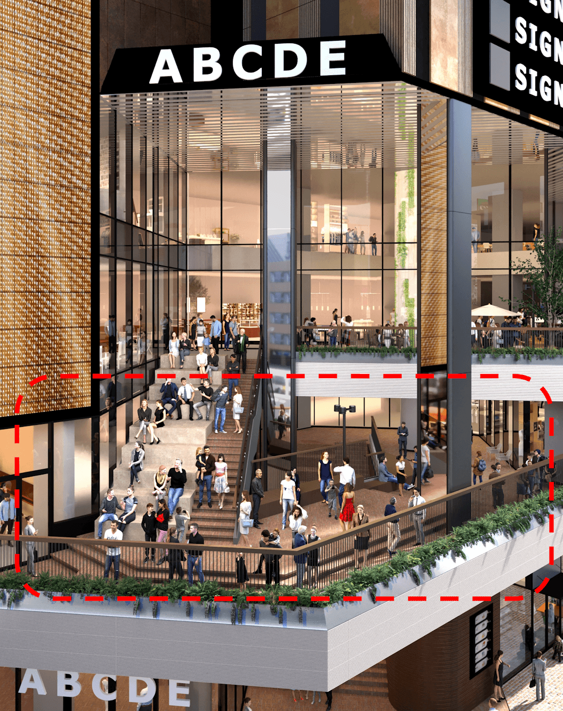 「2階屋外広場」すすきの交差点目の前!大型イベントや物販のポップアップにおすすめのCOCONO TEREACEイベントスペース