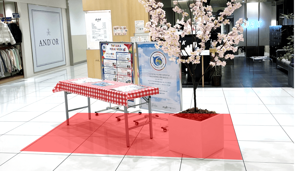 「④3F イベントスペース」ファッション・アパレル雑貨などの物販や展示に最適なイベントスペース1