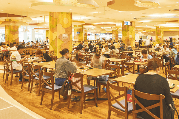 あべのキューズモール【メディア】「①3階Q’s kitchen(フードコート)」1