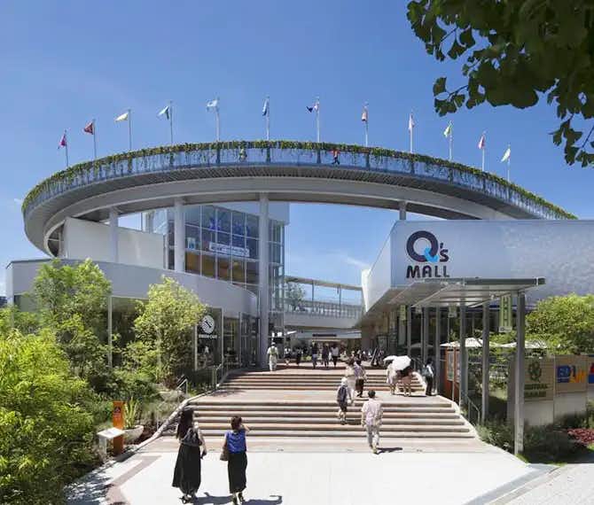 もりのみやキューズモールBASE【メディア】「③エスカレーター」1