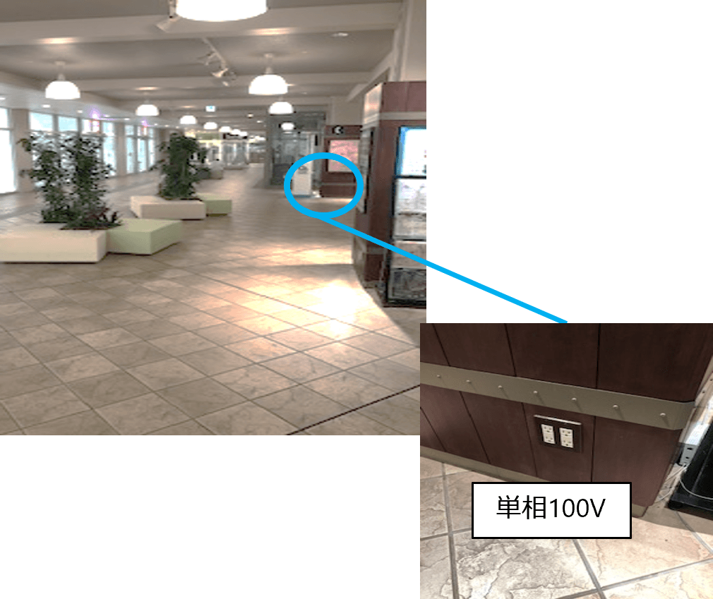 「⑦EAST3-2F ドコモ前スペース」物販催事やワークショップに適した、エスカレーター近く通行量の多いイベントスペース1