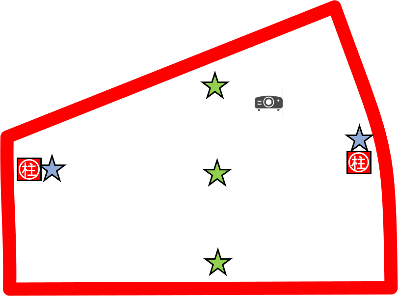 「7Fイベントスペース」視認性抜群で、物販からPRプロモーション・展示会・相談会まで利用可能な広々としたイベントスペースの図面・フロアマップ1