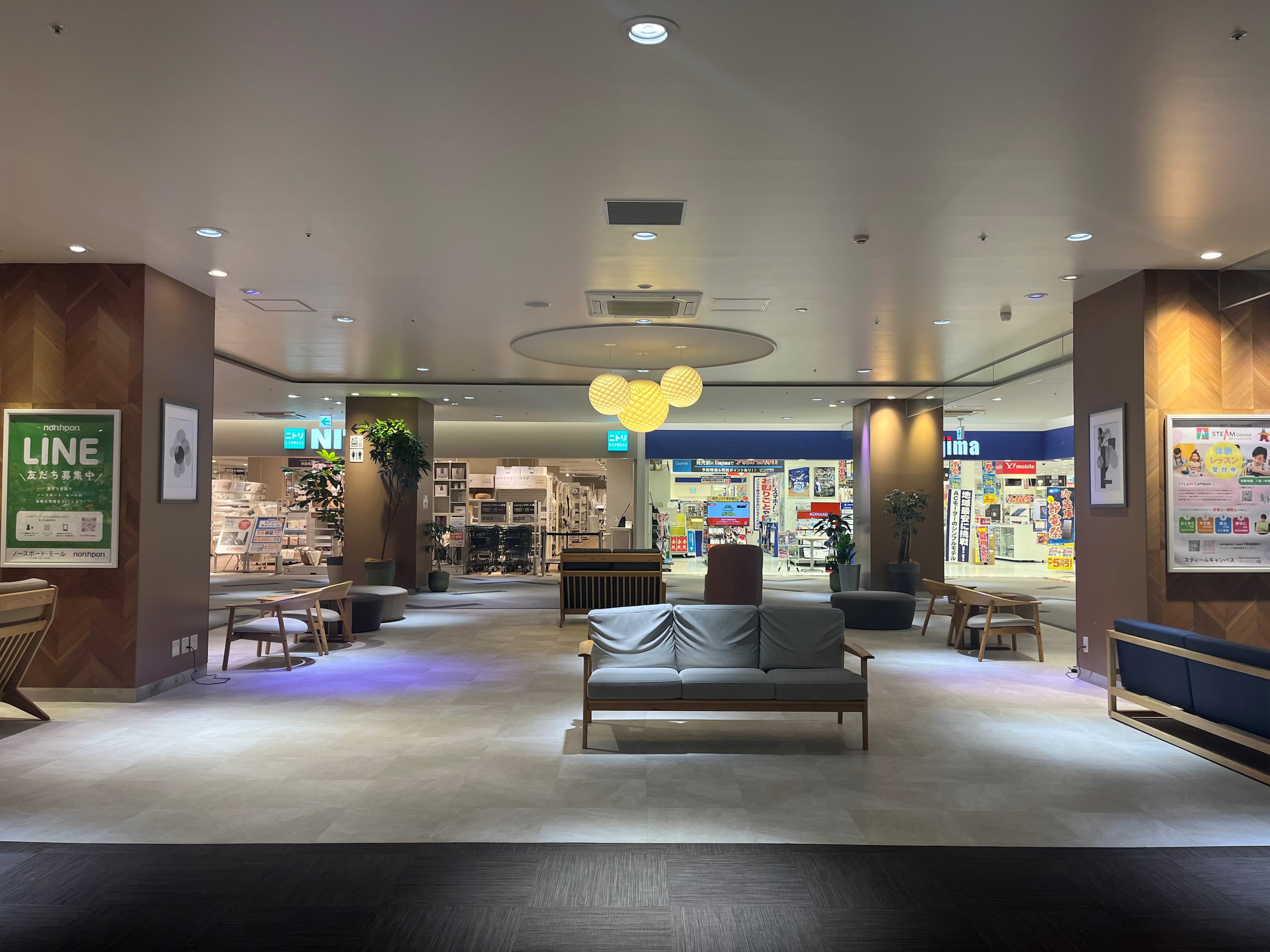 「4F-1区画(ノジマ前)」ポップアップストアやプロモーションに適したエスカレーター前イベントスペース1